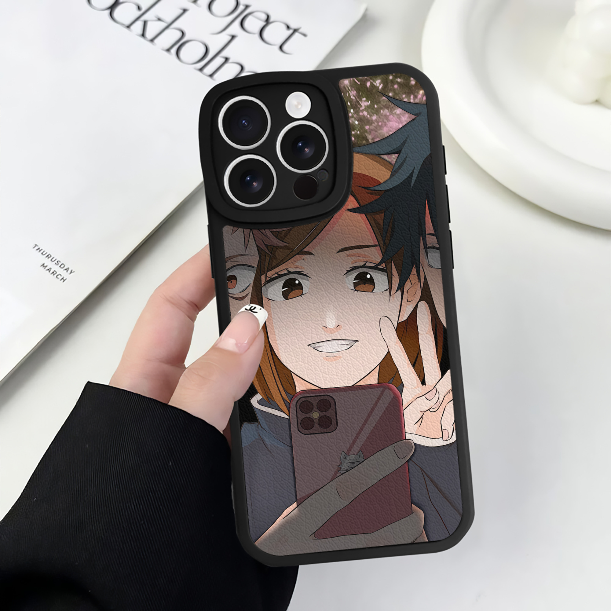 （画像用） SPY×FAMILY间谍家家酒 【iPhone 16シリーズ対応】シリコンスマホケース（レザー調） 材質：シリコン